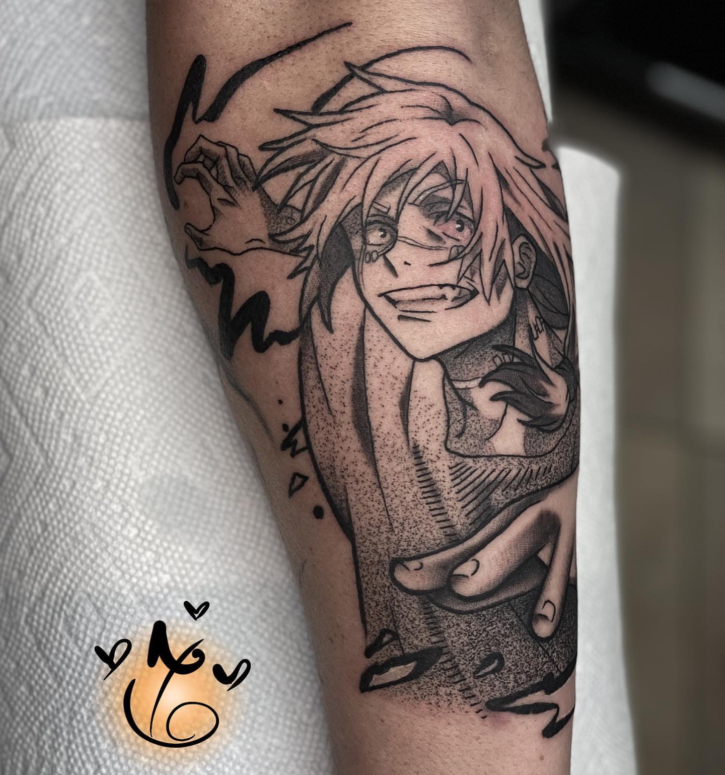 Tattoo by @deussayink — dotwork
