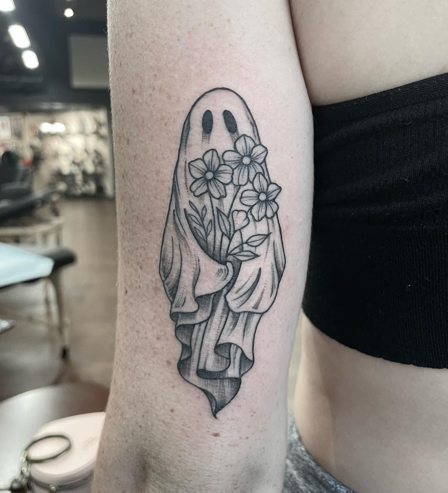Tattoo by @kmarsdentattoos — black_and_grey, realism