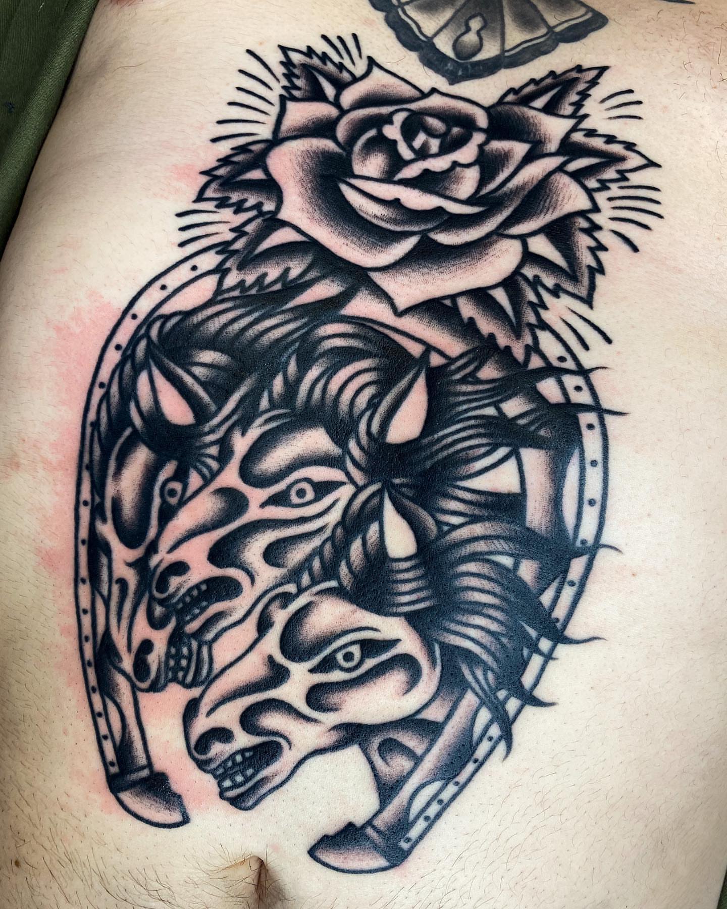 Tattoo by @tattoosbybraddock — american_traditional, black_and_grey