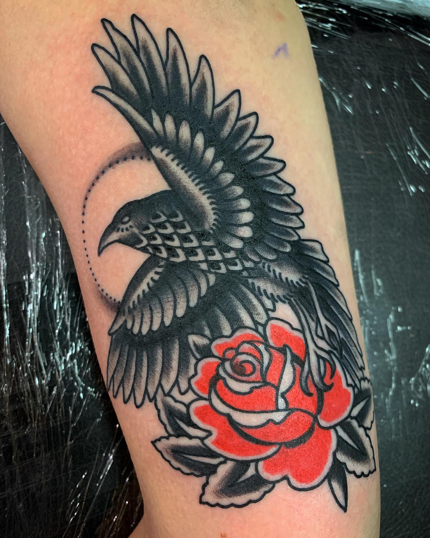 Tattoo by @etbennett_tattoo — american_traditional, black_and_grey