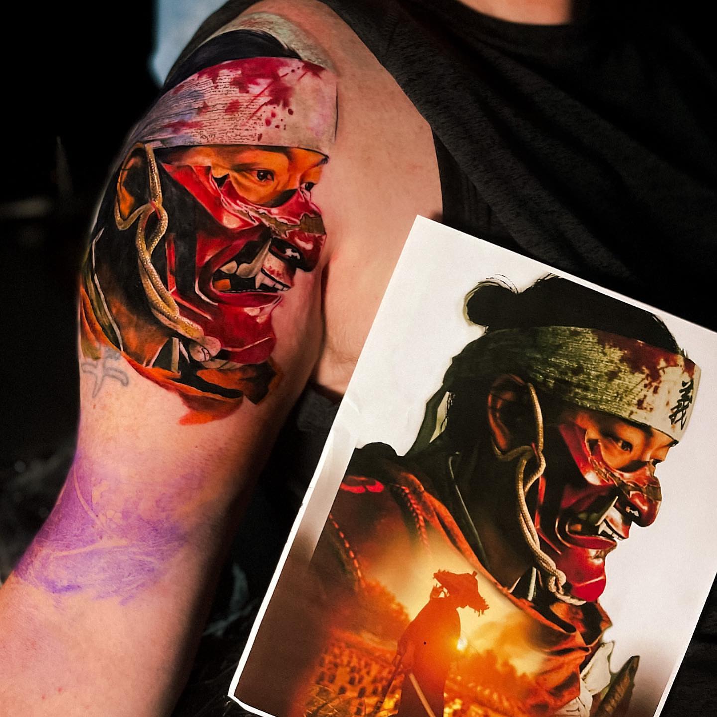 Tattoo by @rock_platinumkoi — realism, dark_realism