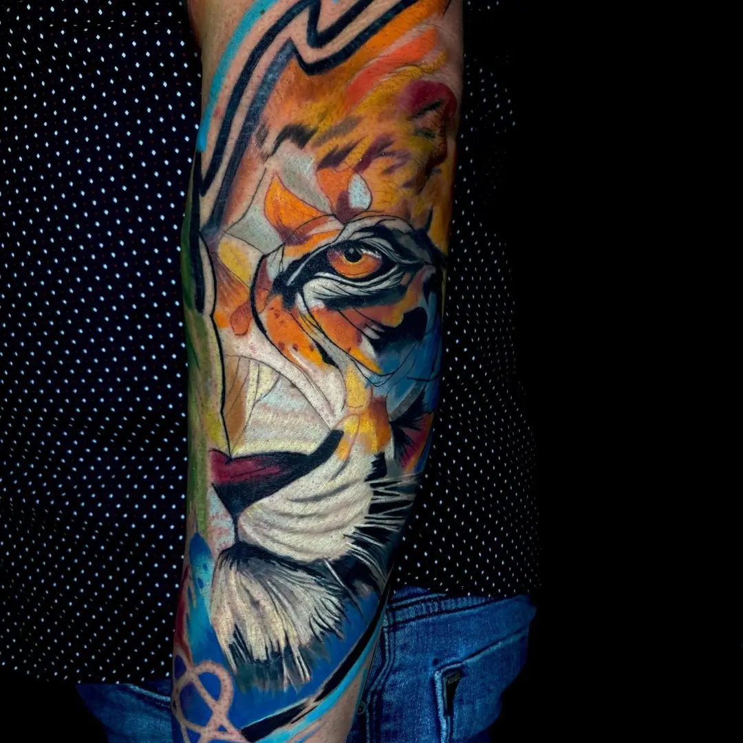 Tattoo by @nataly_fierro_art — realism, dotwork