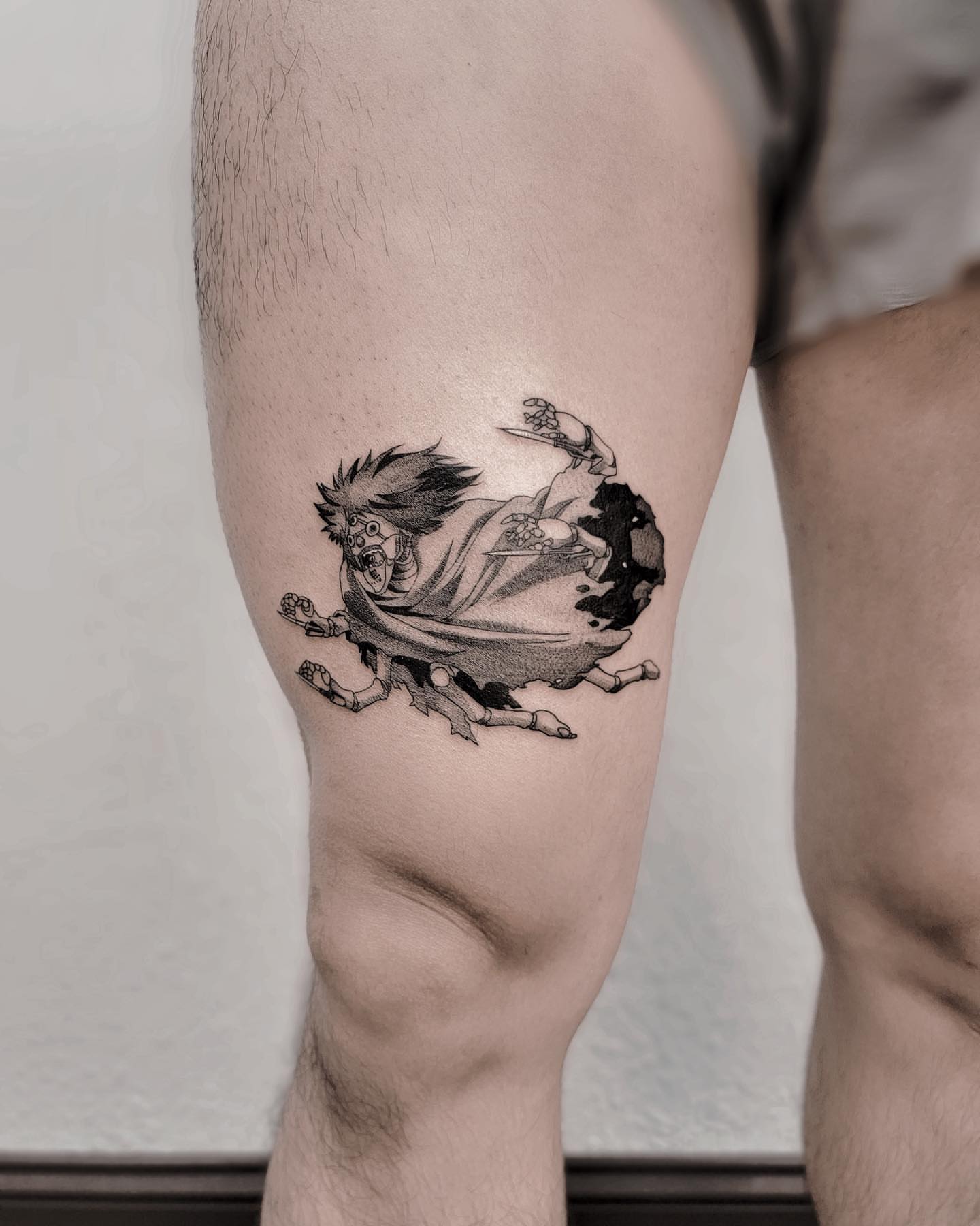 Tattoo by @houstontattooartist_miketran — black_and_grey