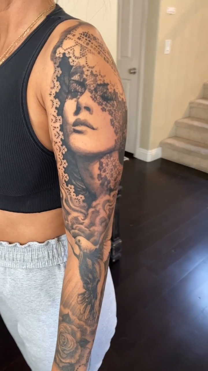 Tattoo by @justinhendrick — realism, black_and_grey