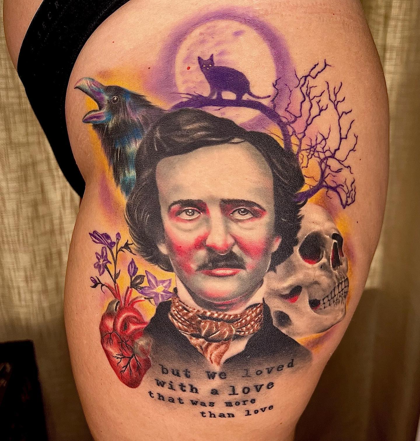 Tattoo by @davehatelovetattoo — realism, dark_realism