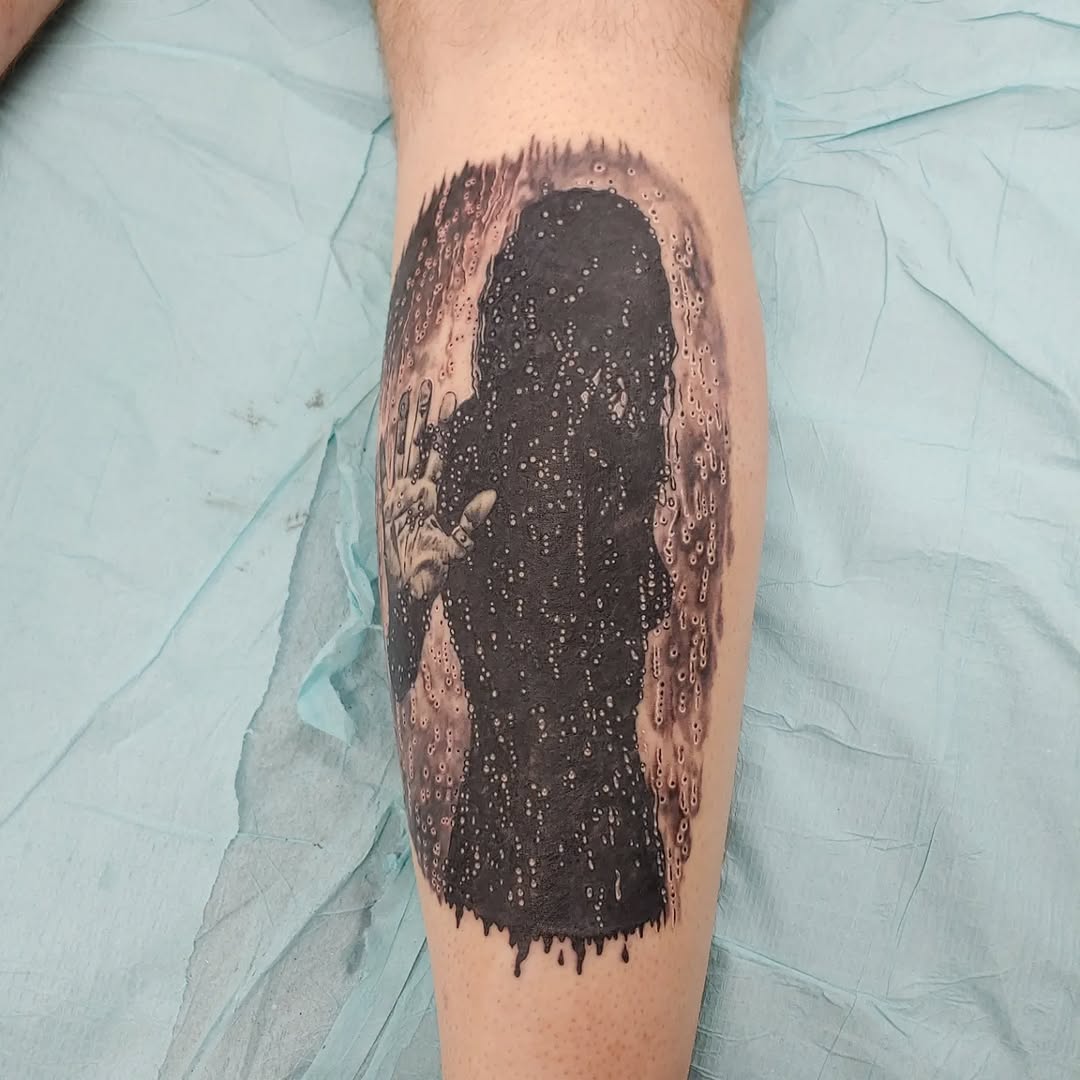 Tattoo by @karmakazeturtle — black_and_grey, realism