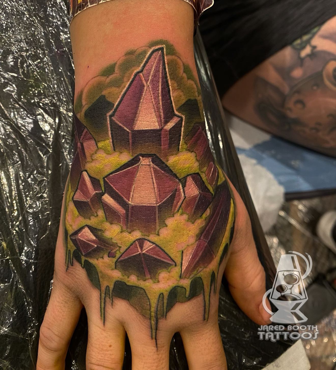 Tattoo by @jaredboothtattoos — geometric