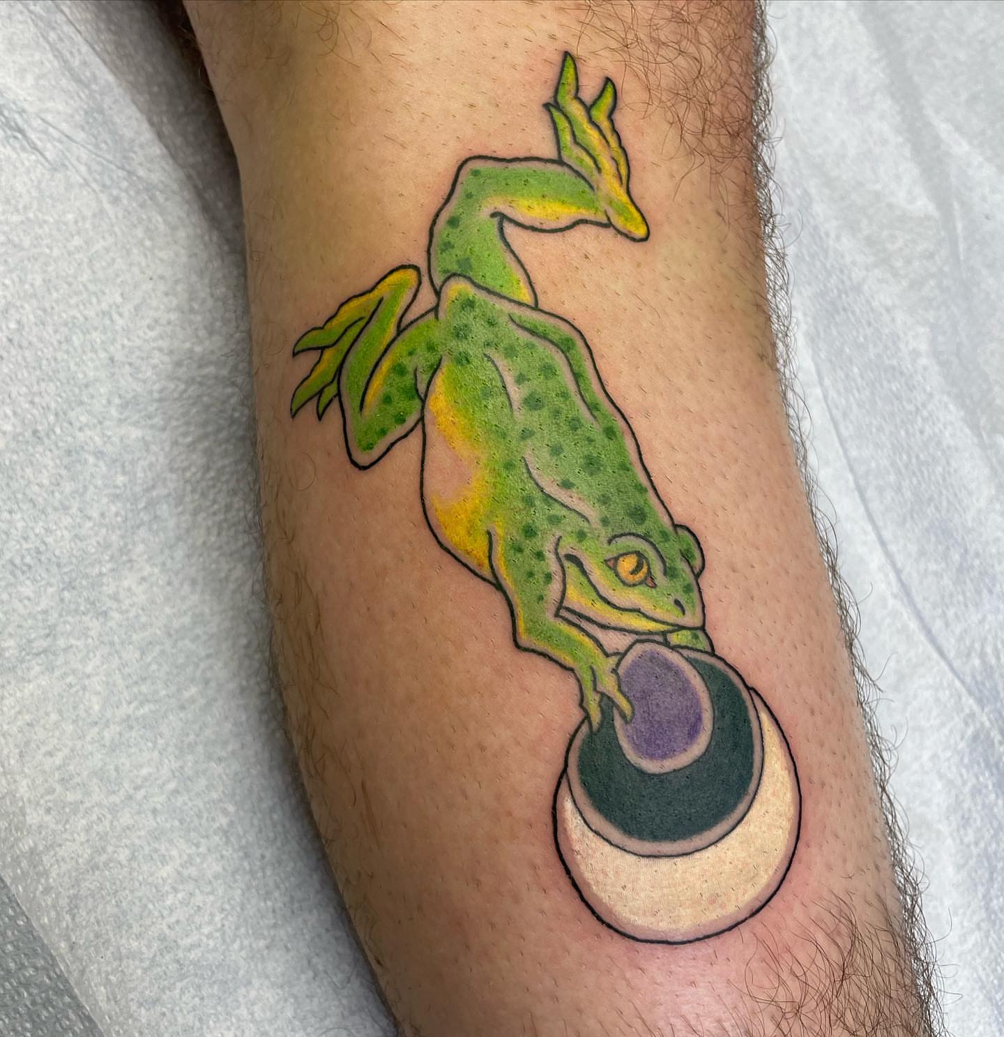 Tattoo by @horisora — dotwork