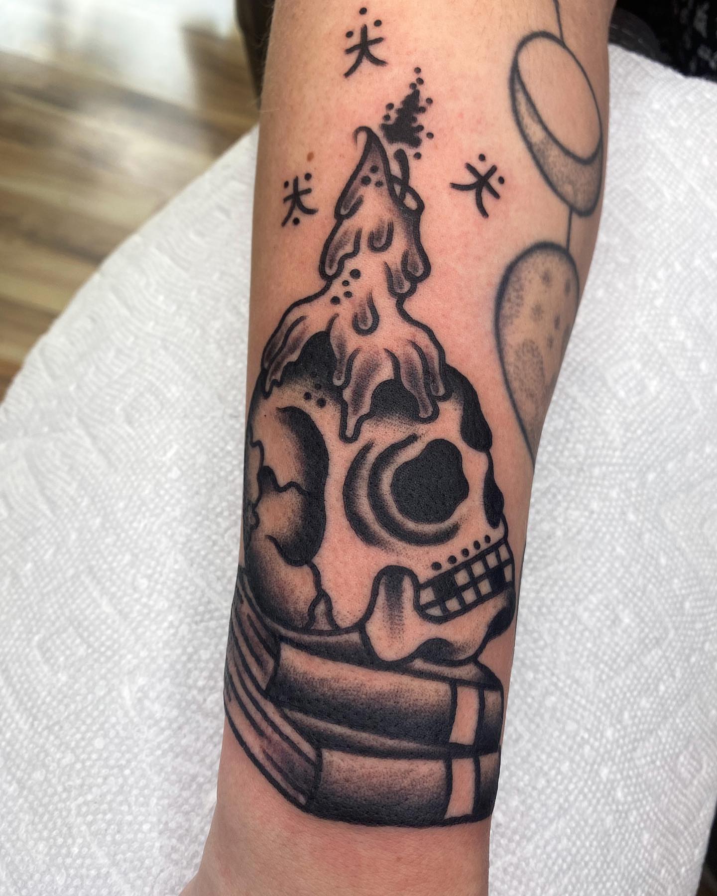 Tattoo by @tattoosbybraddock — black_and_grey