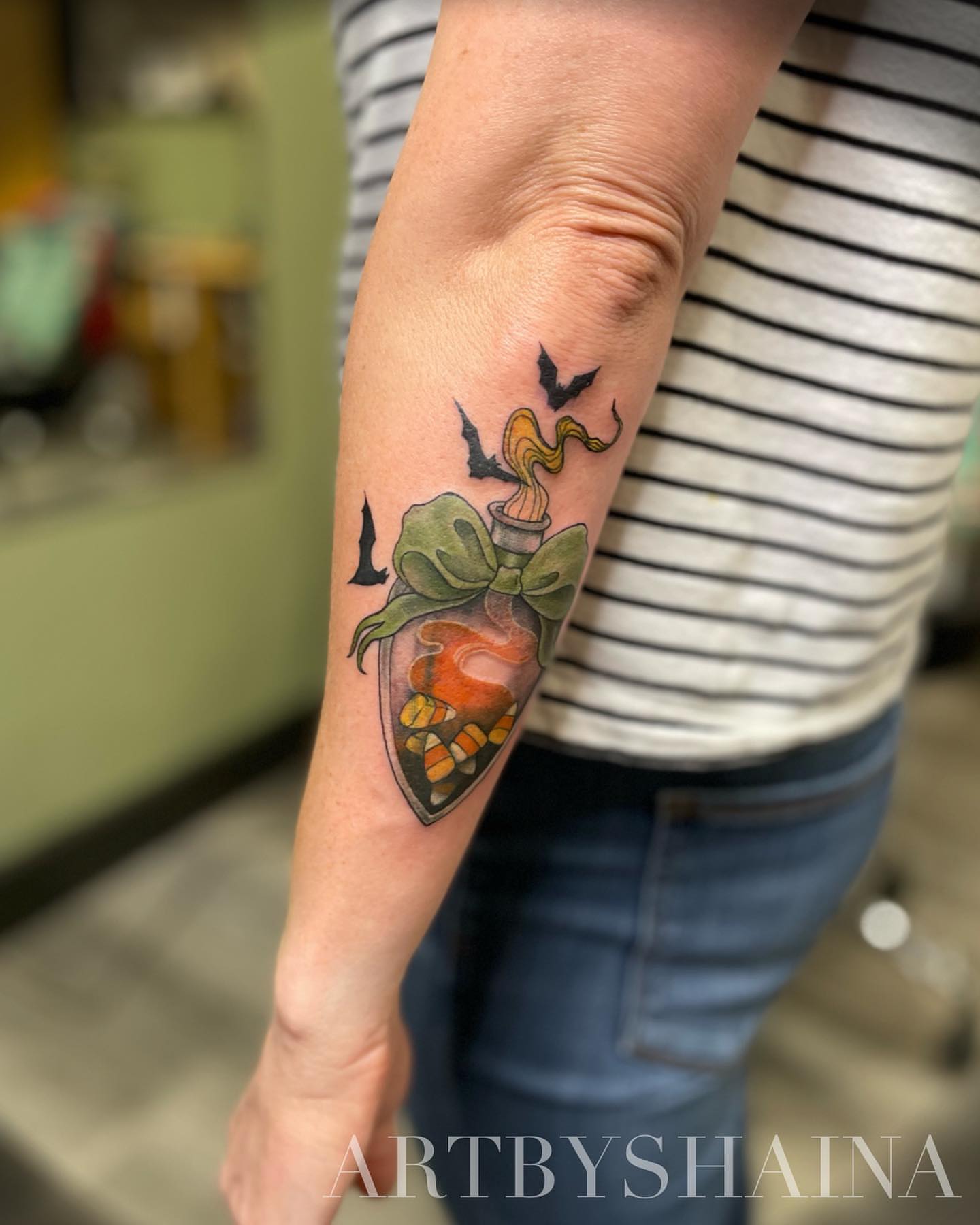 Tattoo by @artbyshaina — new_school