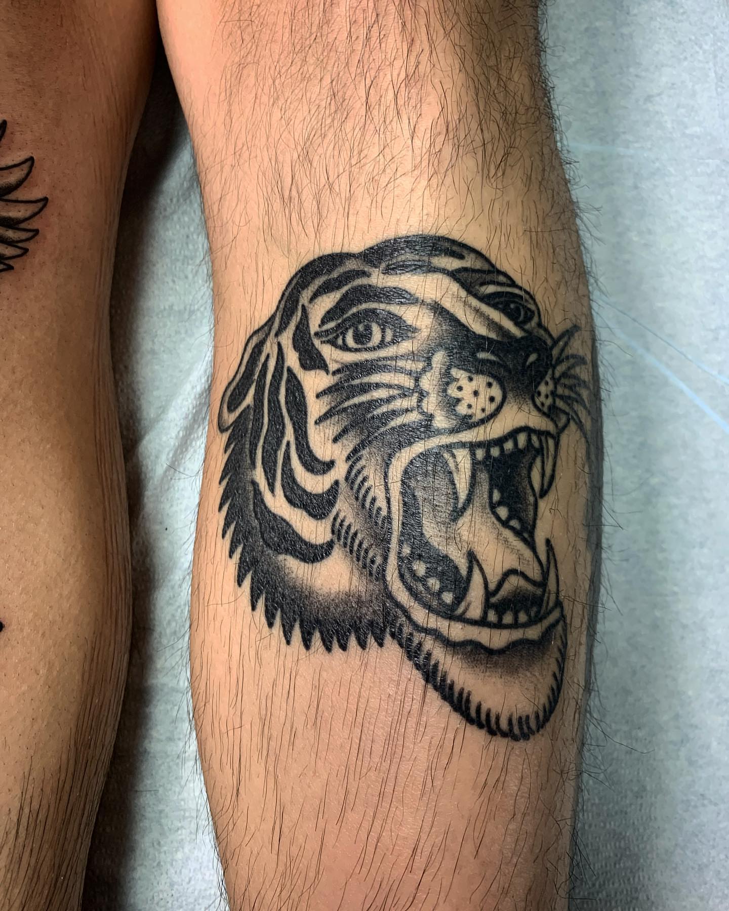 Tattoo by @etbennett_tattoo — black_and_grey