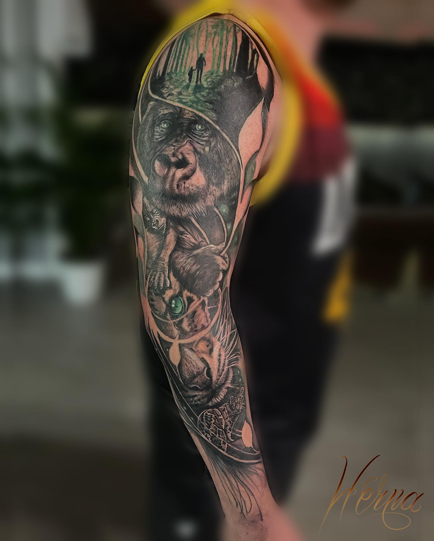 Tattoo by @herna.the.machine — realism, dark_realism
