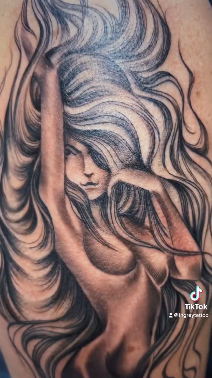 Tattoo by @jawbreakerjeremy — realism, black_and_grey