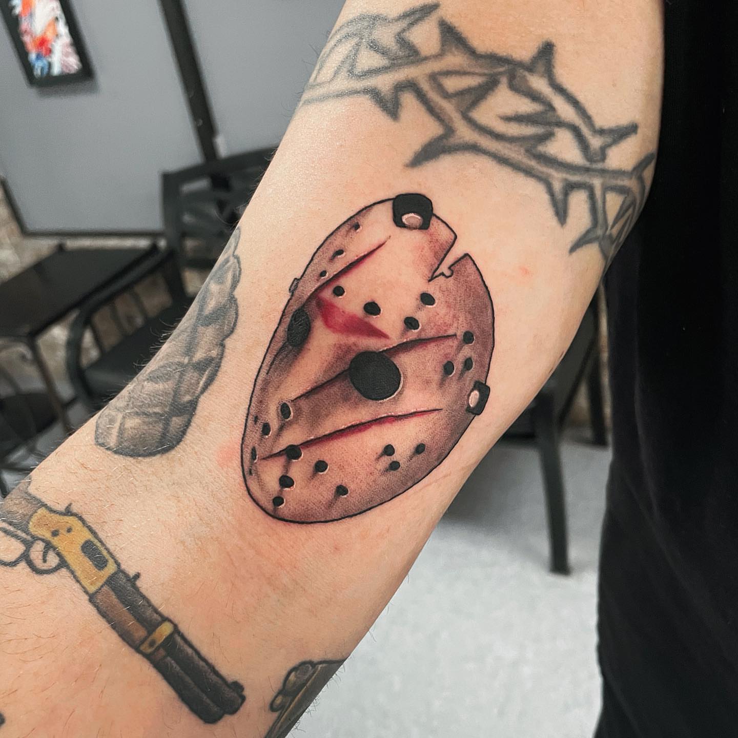 Tattoo by @candybrainink — trash_polka