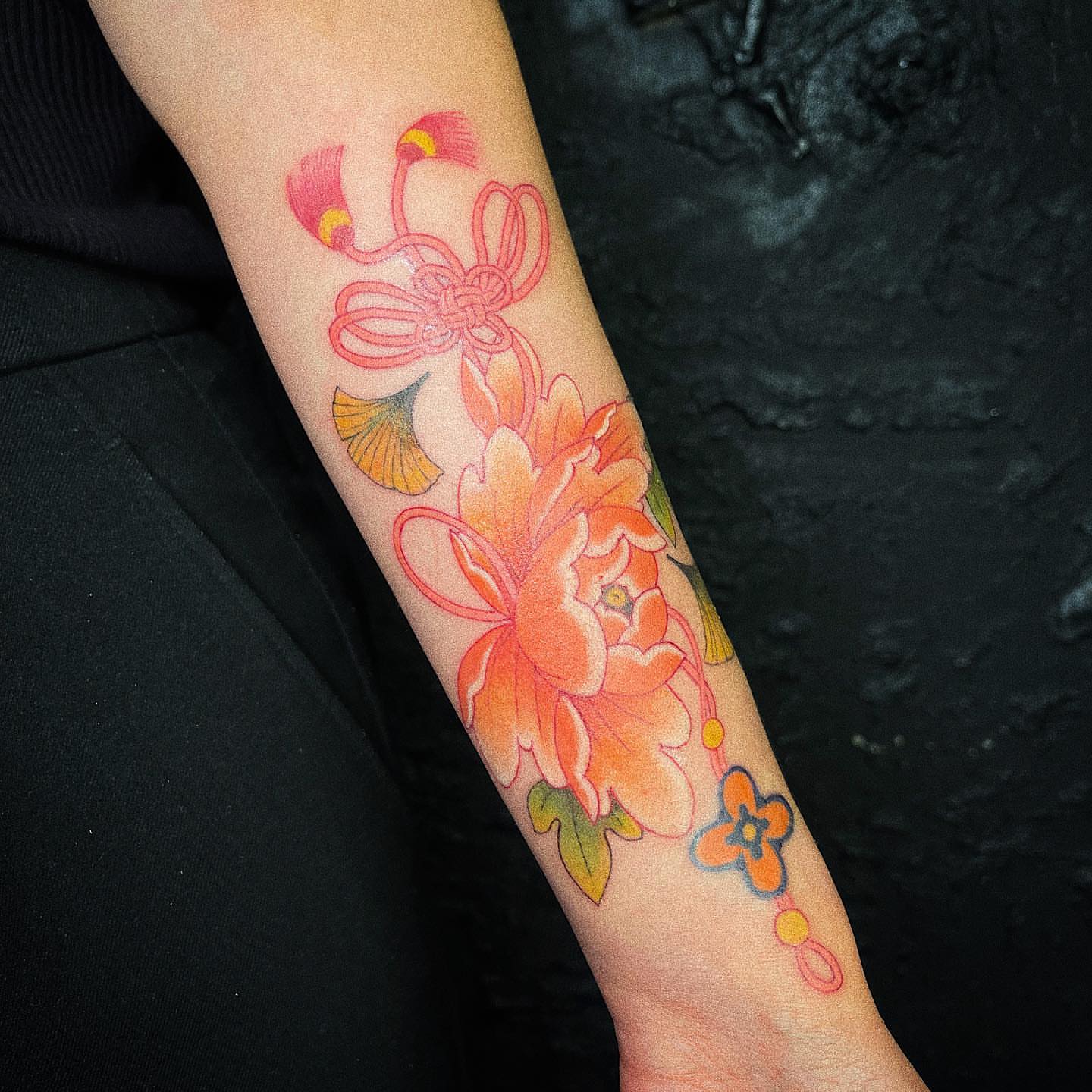 Tattoo by @jenna_tattoo — new_school, watercolor