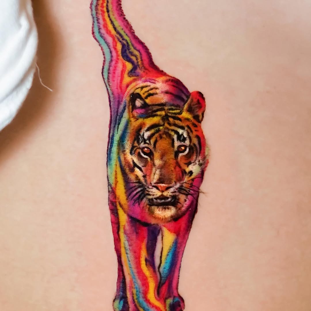 Tattoo by @jaer_tattoo — realism, trash_polka