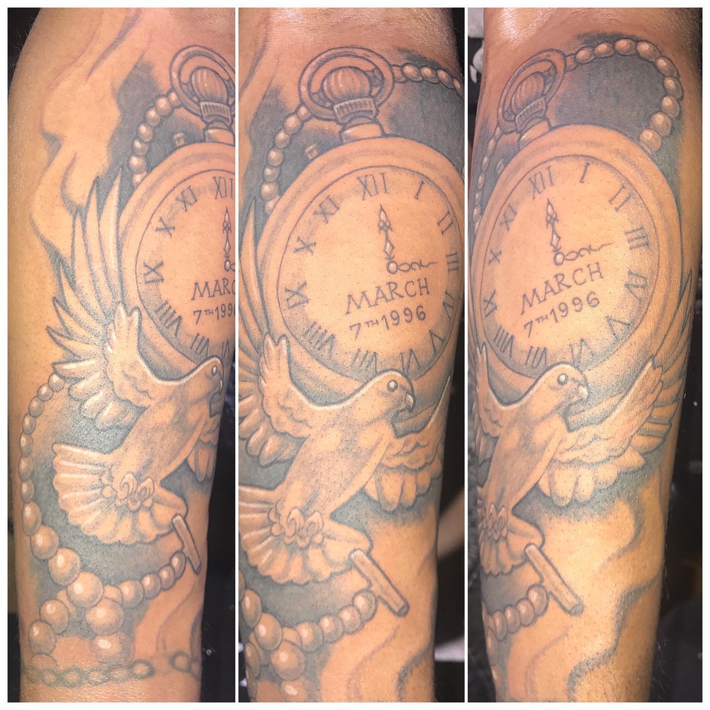 Tattoo by @ace2135 — black_and_grey