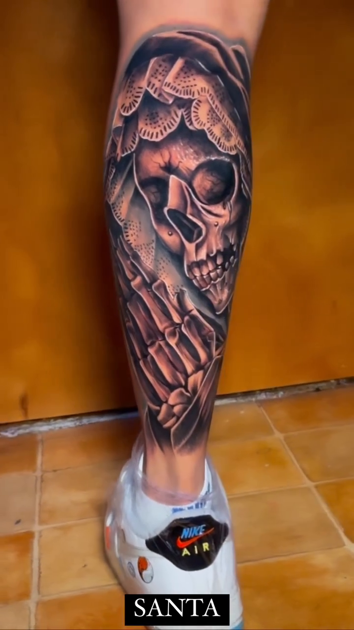 Tattoo by @stheve_blessed — realism, black_and_grey