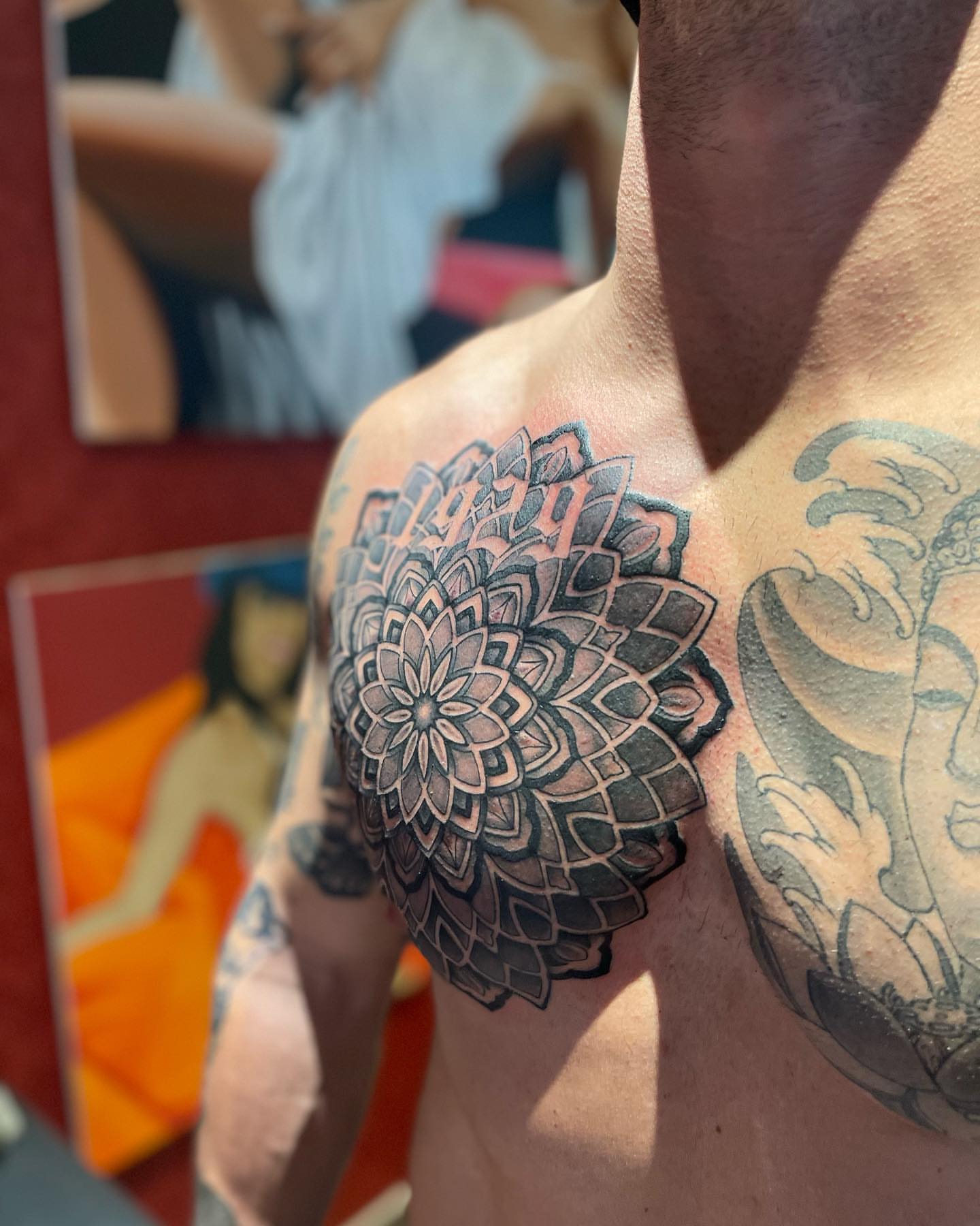 Tattoo by @baomtl — geometric