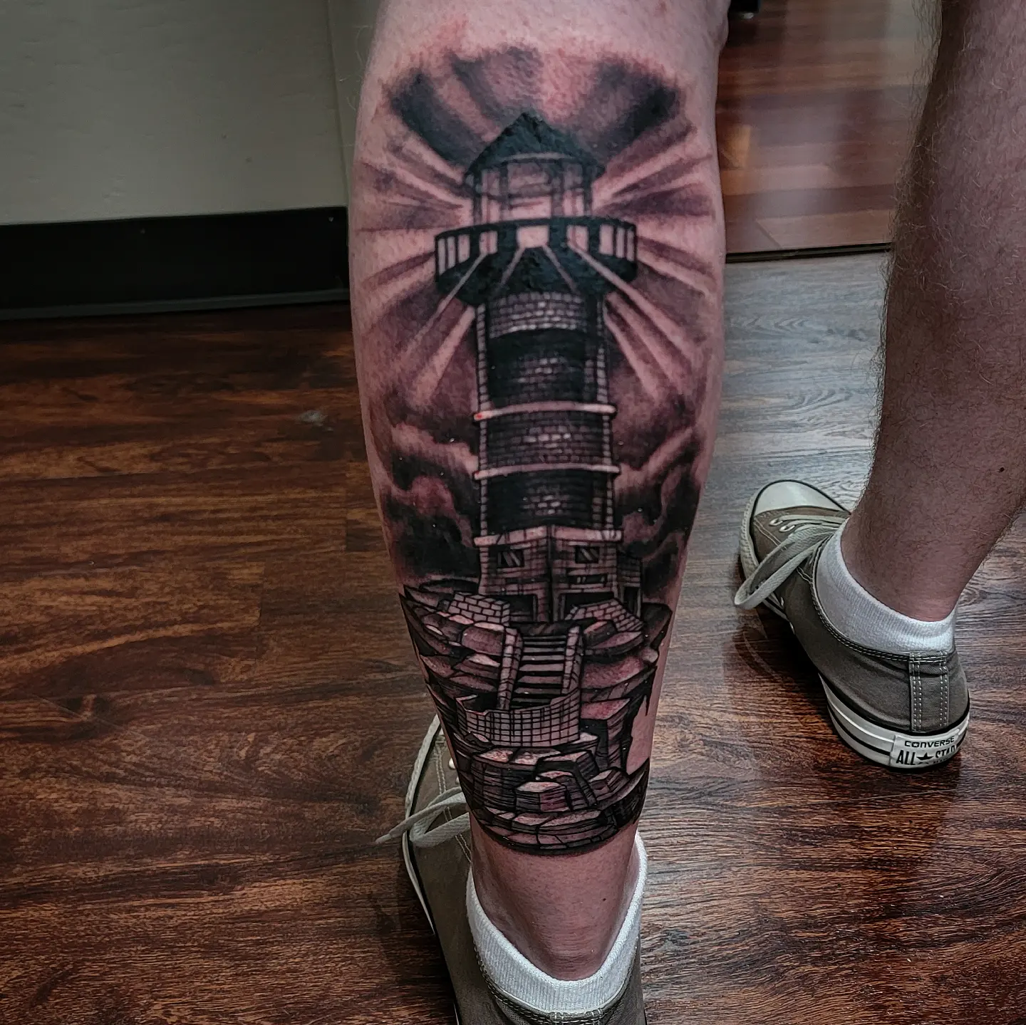 Tattoo by @jackjrmora — black_and_grey, realism