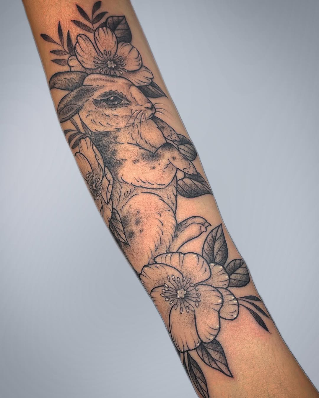 Tattoo by @beaniethemeanietattoo — realism, black_and_grey