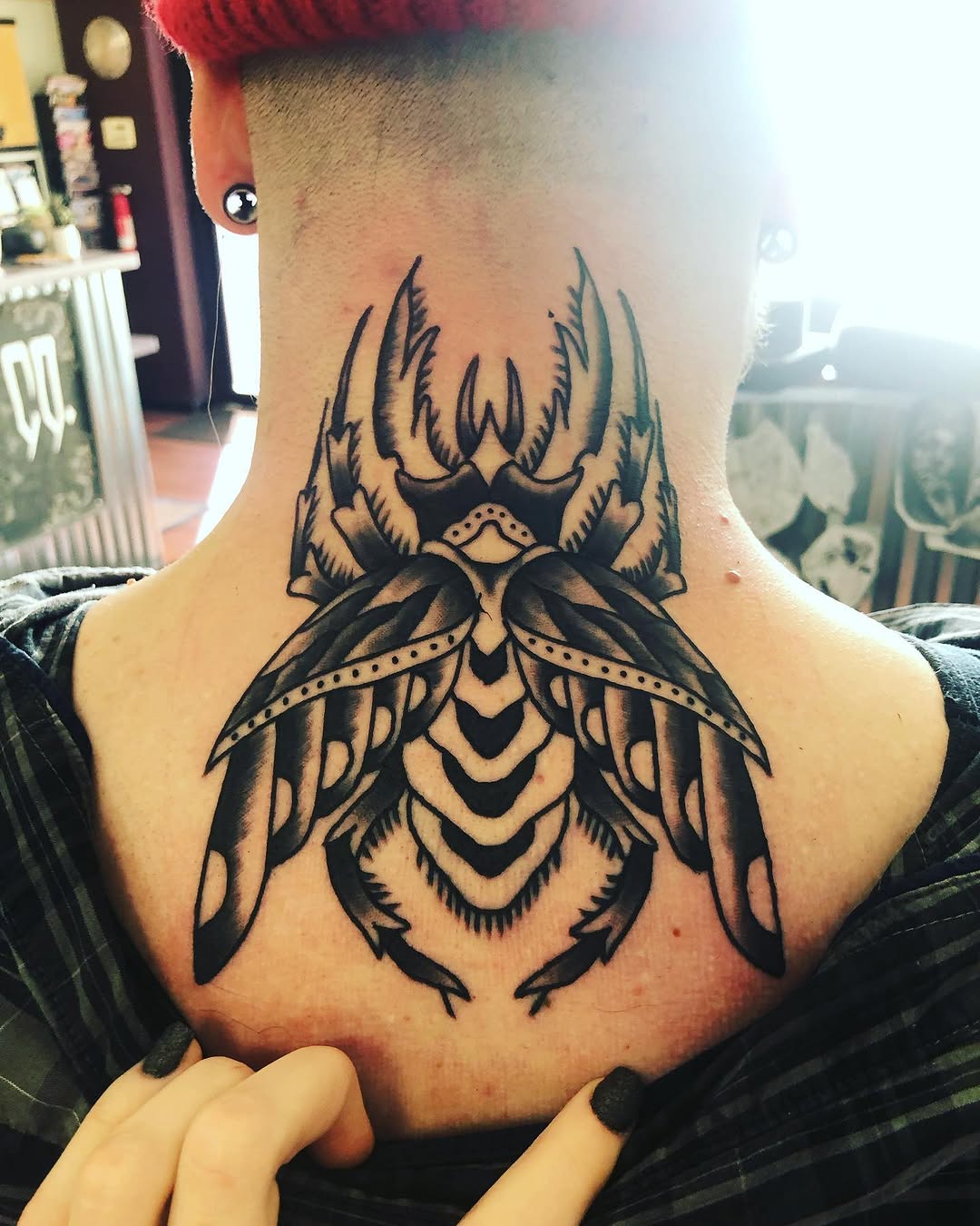 Tattoo by @james_sparkman_tattoos — black_and_grey, neo_traditional