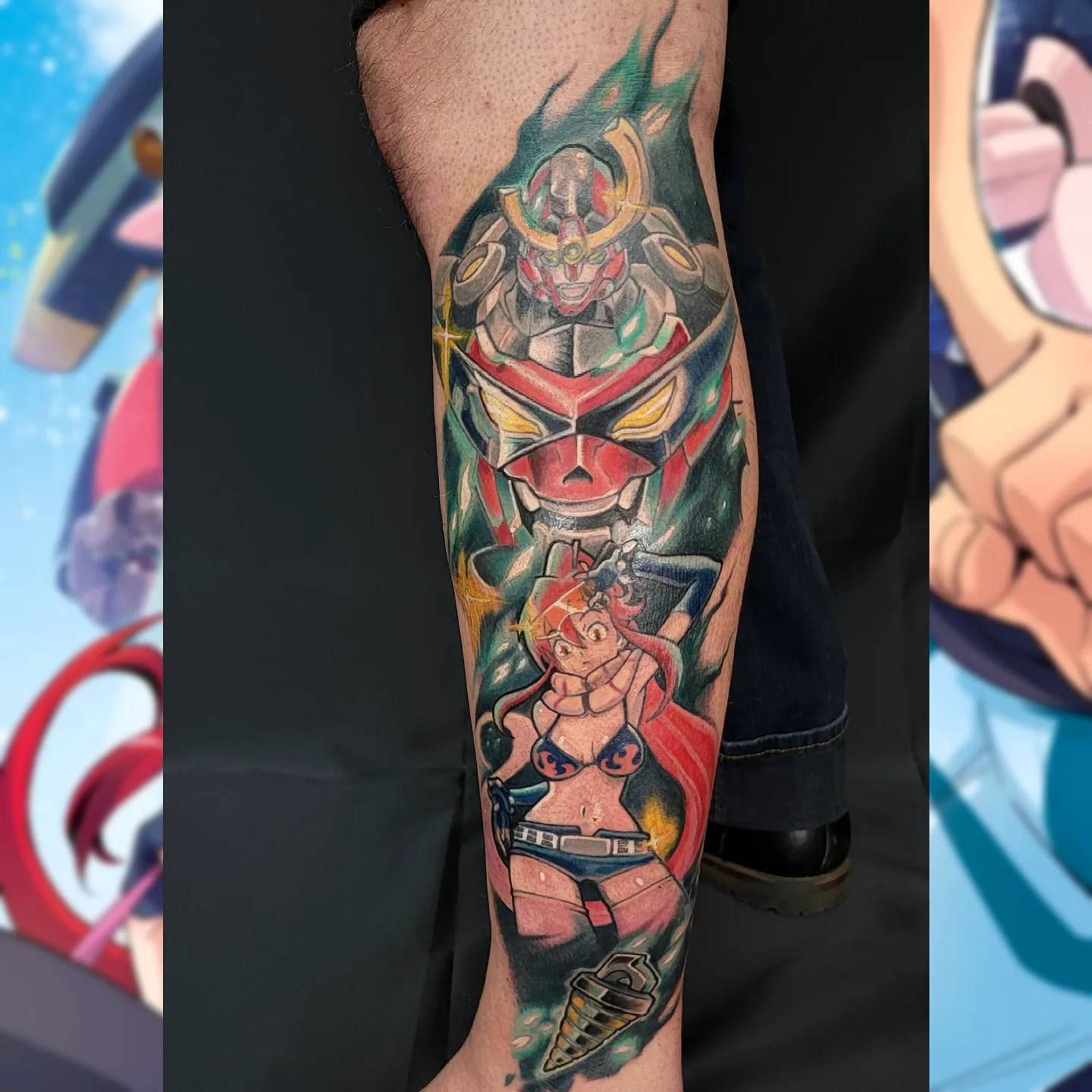Tattoo by @silverhanded — anime