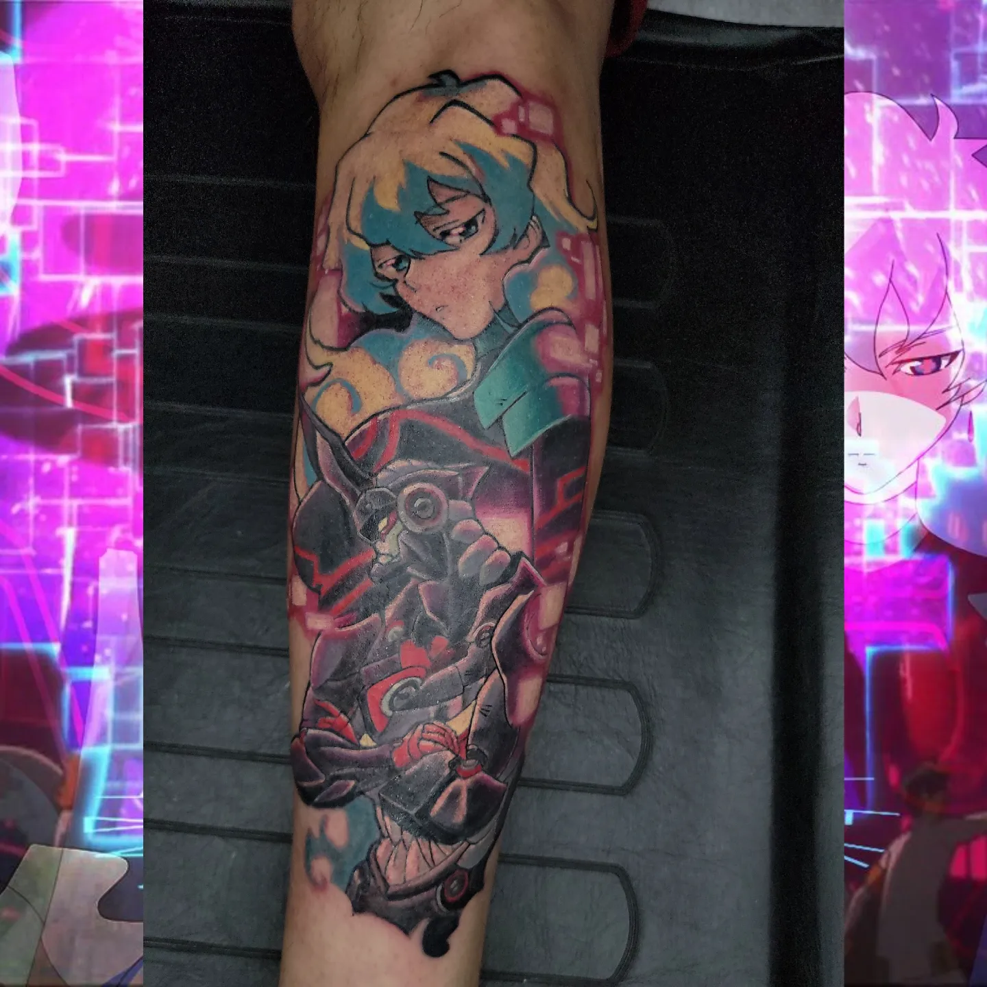 Tattoo by @silverhanded — anime, illustrative