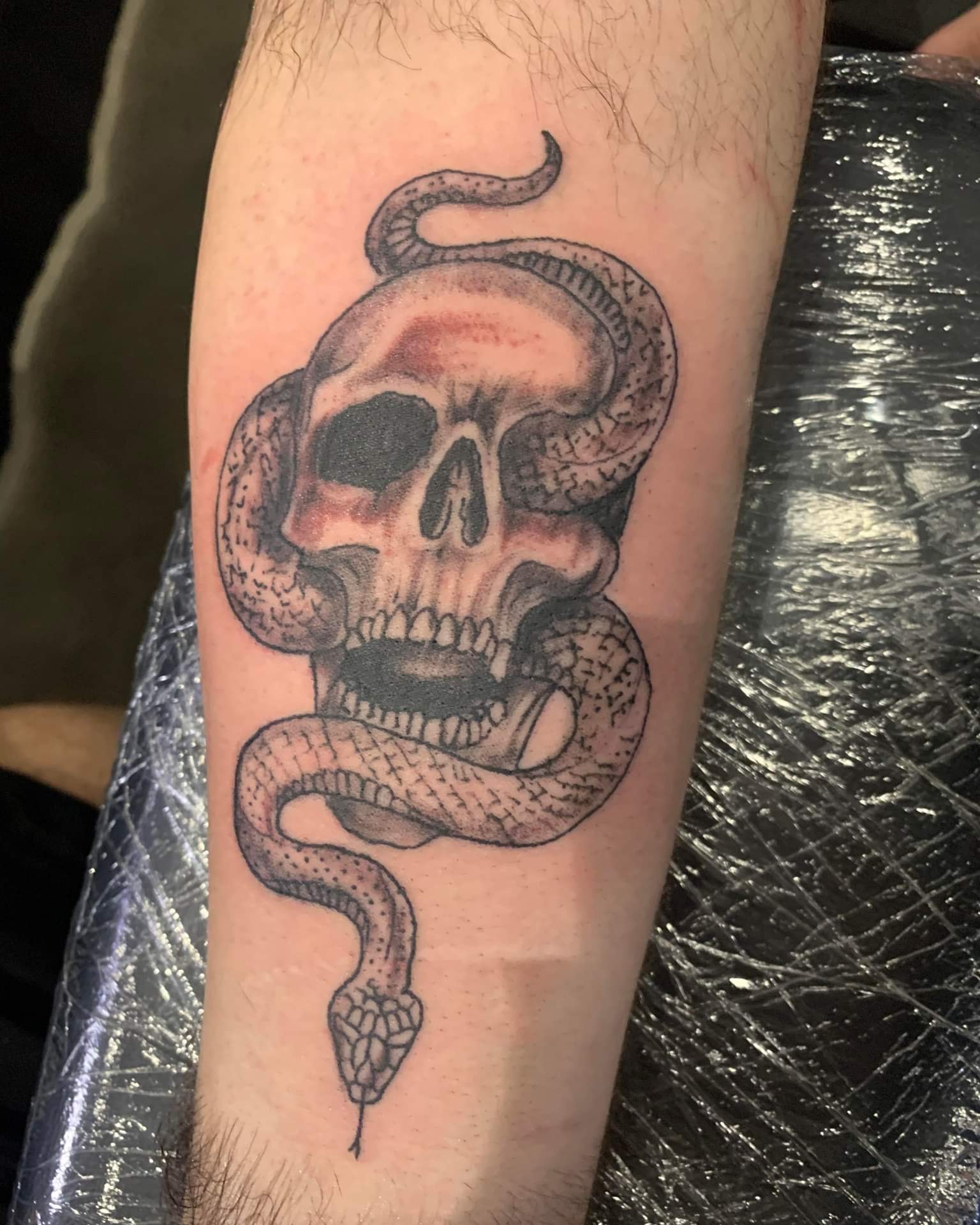 Tattoo by @lucast48 — black_and_grey, realism