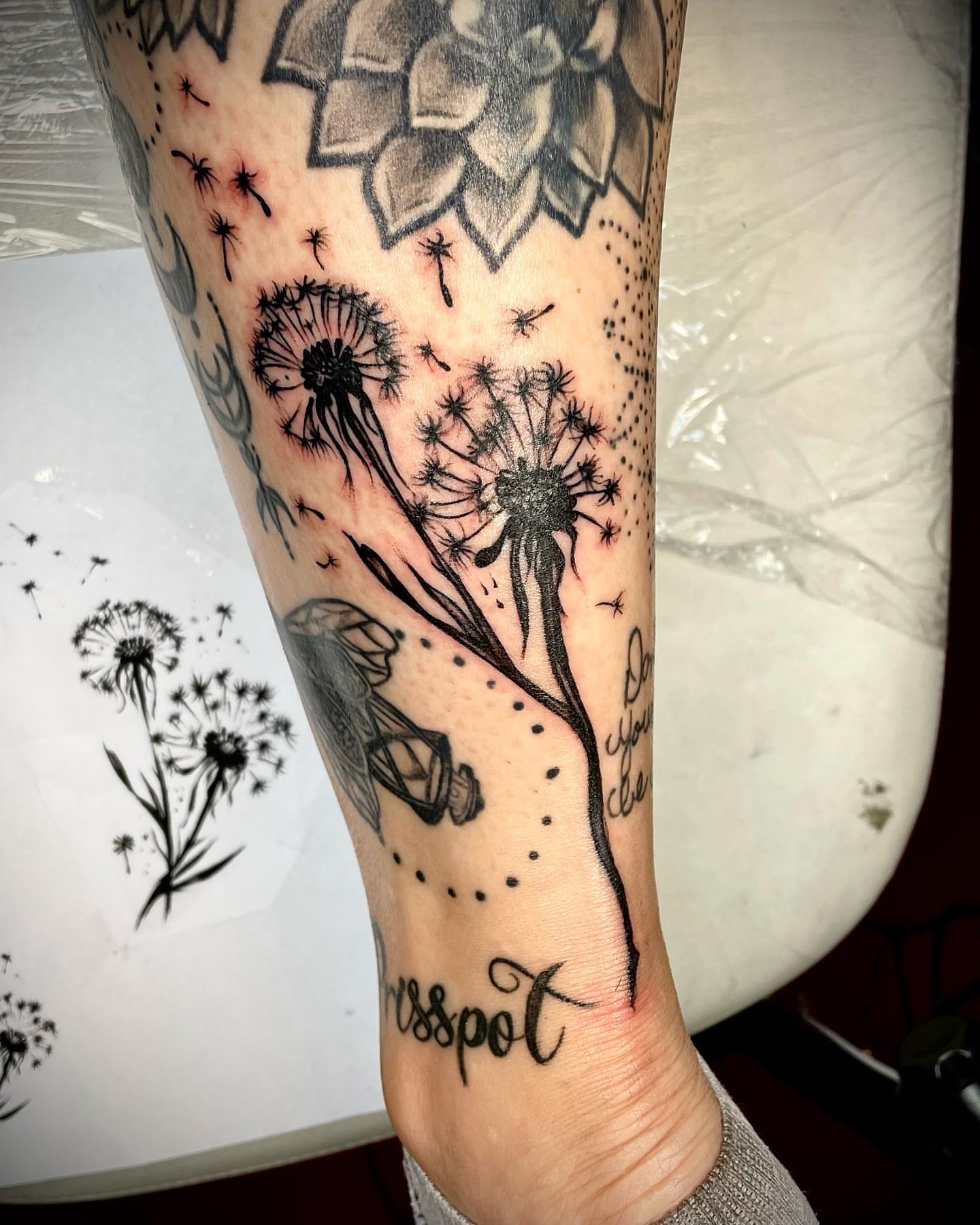 Tattoo by @artby_kendal — dotwork
