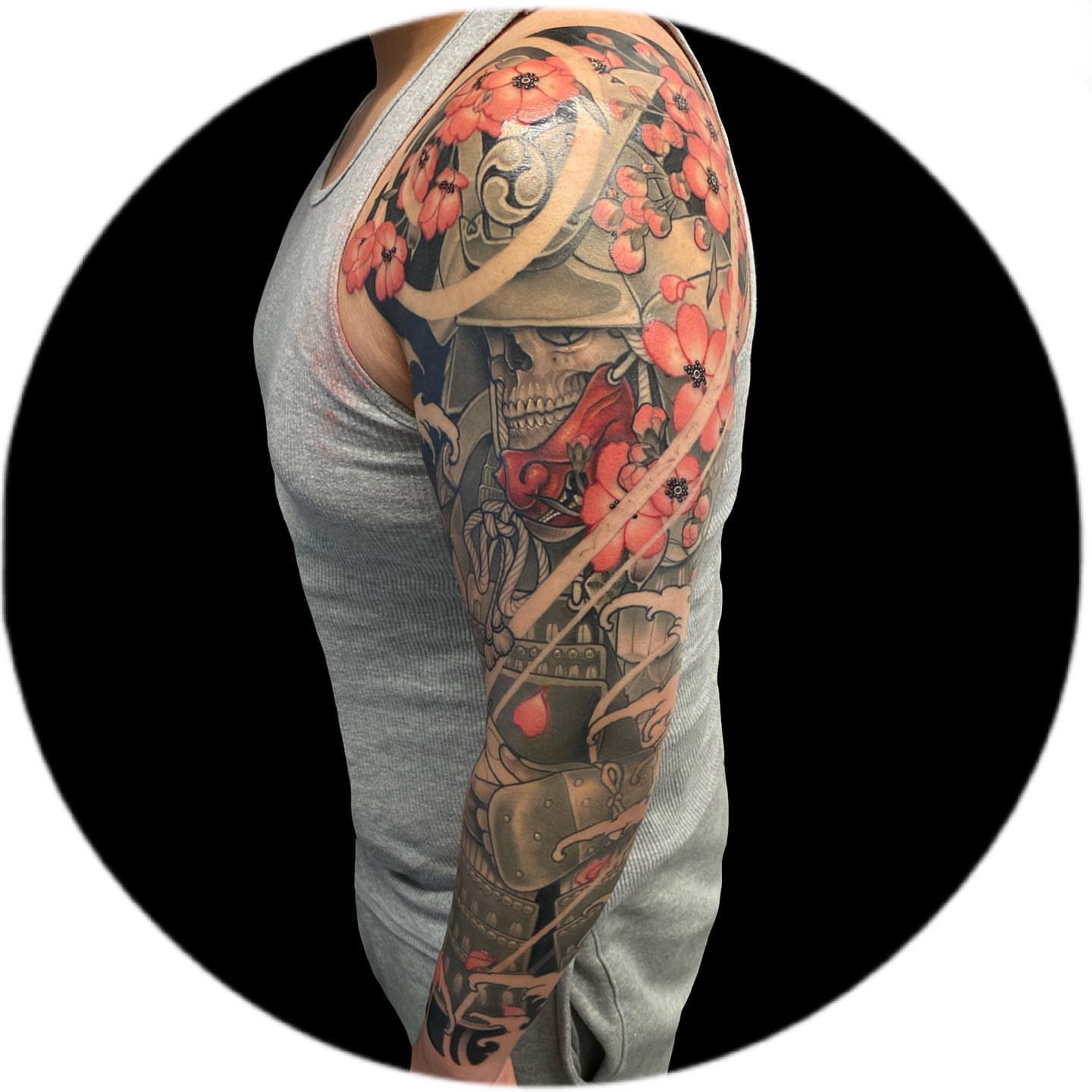 Tattoo by @ethereal.lady.hawk — japanese_irezumi, realism