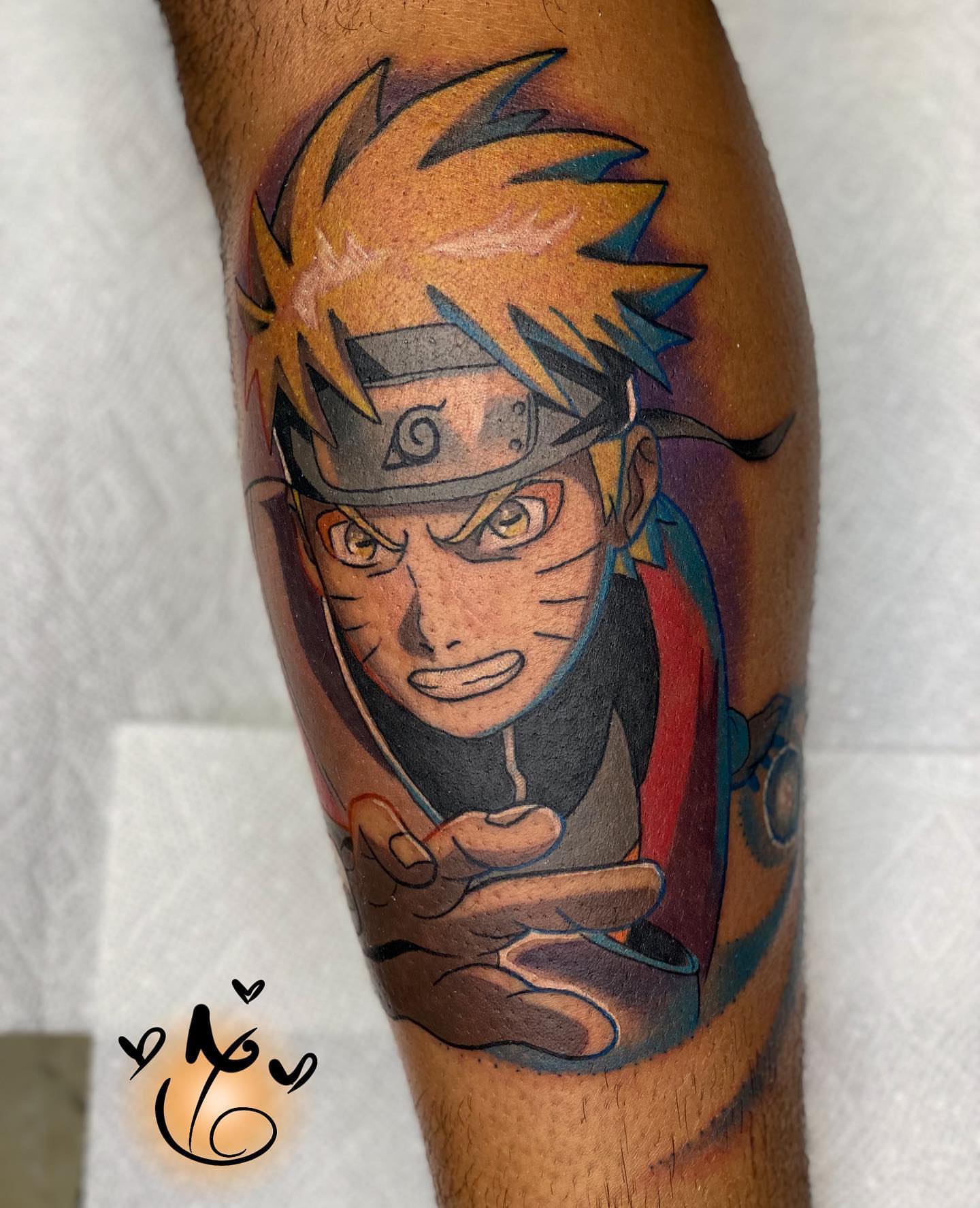 Tattoo by @deussayink — anime