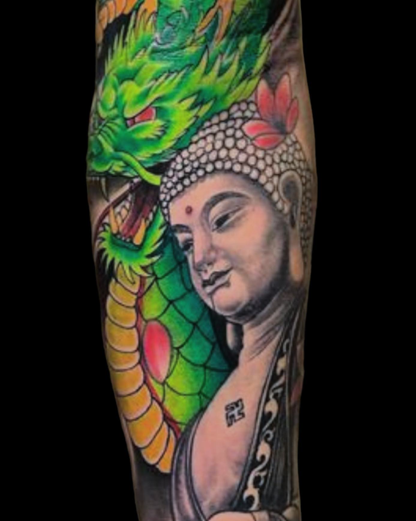 Tattoo by @jink_tattoos — american_traditional, dotwork