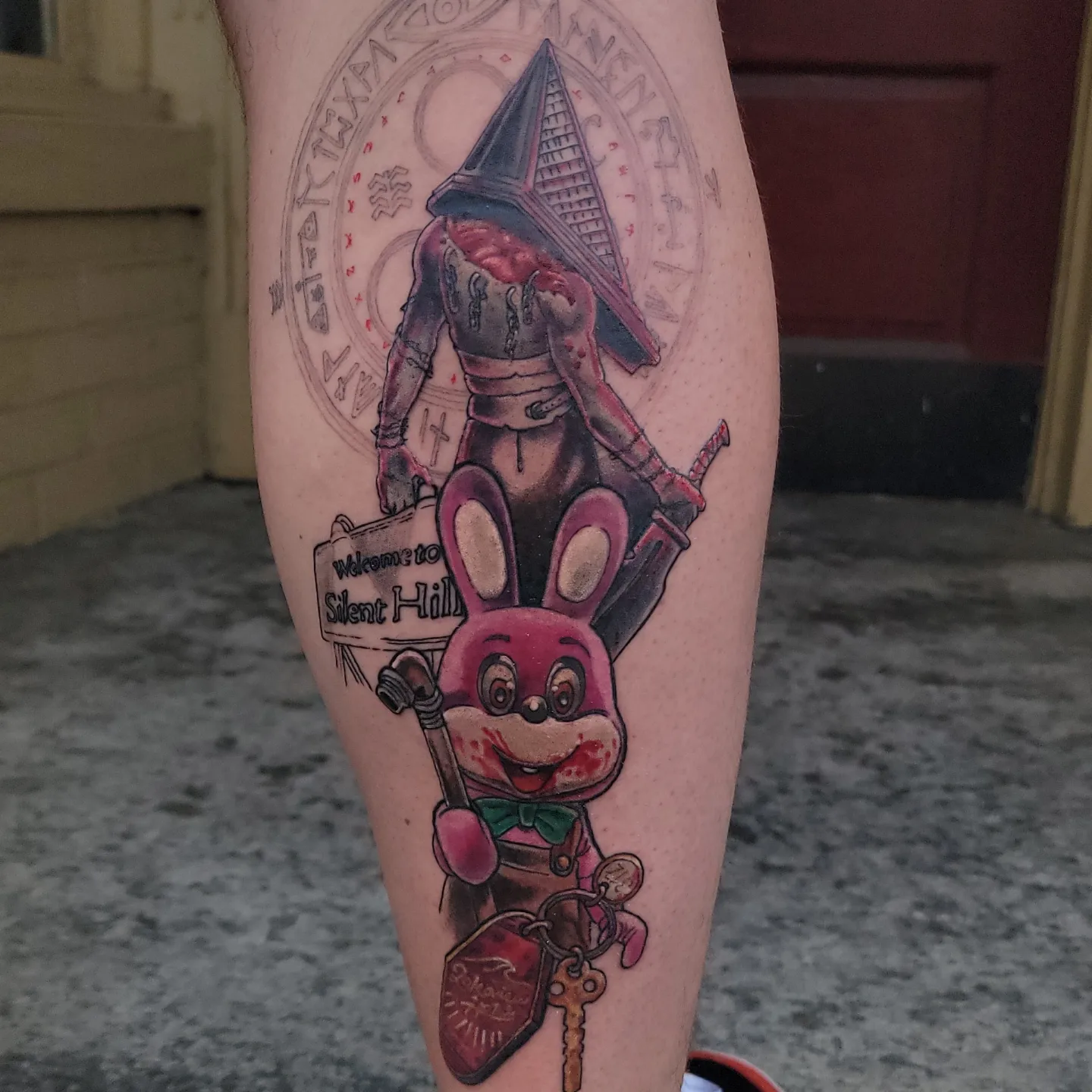 Tattoo by @silverhanded — dotwork, realism