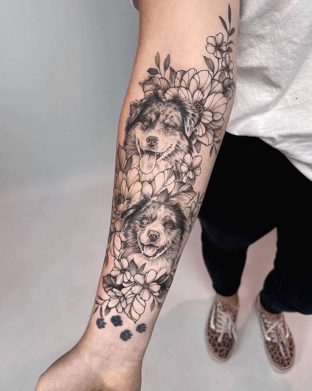 Tattoo by @loganficktattoos — realism, black_and_grey