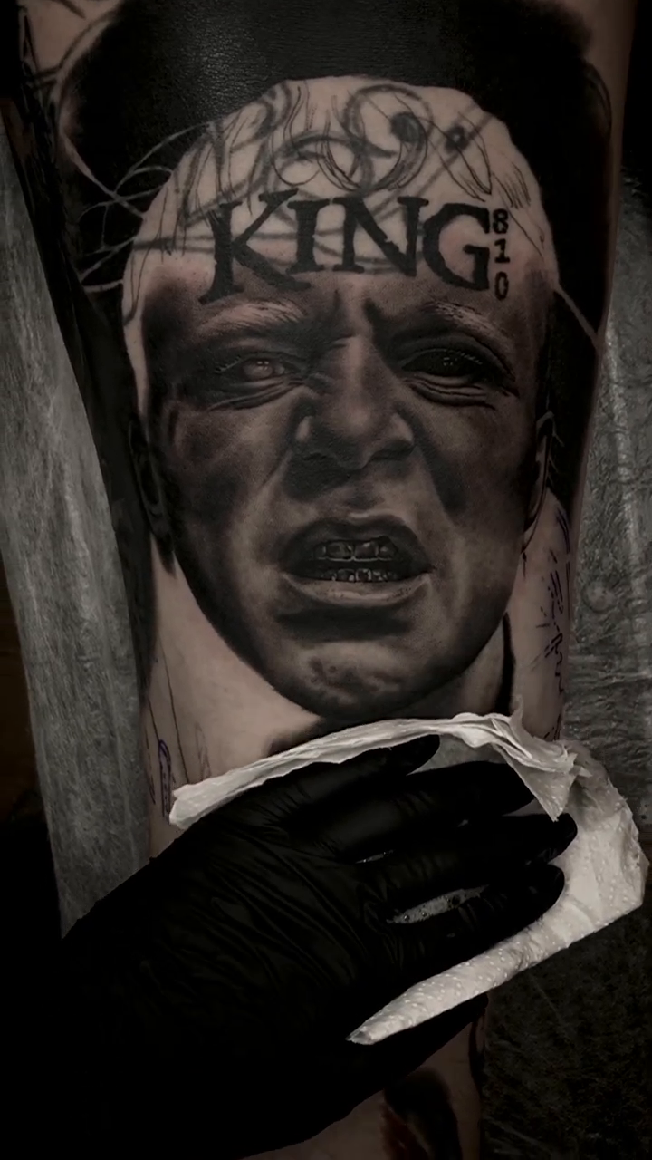 Tattoo by @lisa_tattooer — realism, black_and_grey