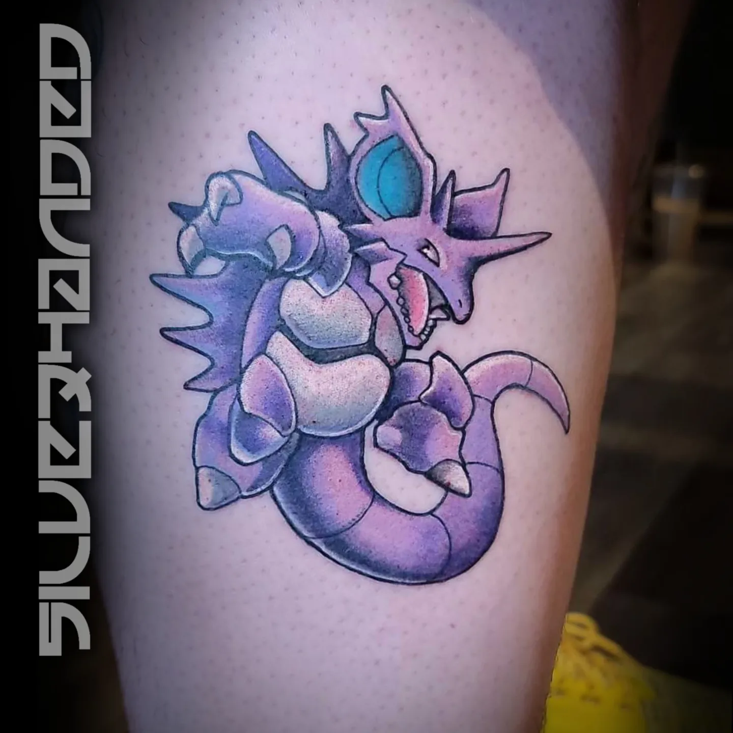 Tattoo by @silverhanded — dotwork