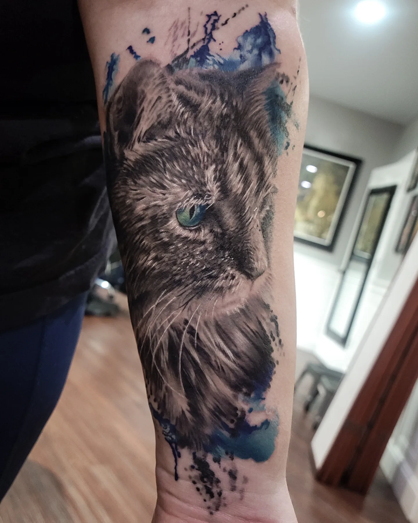Tattoo by @ladyb.inknart — realism, watercolor