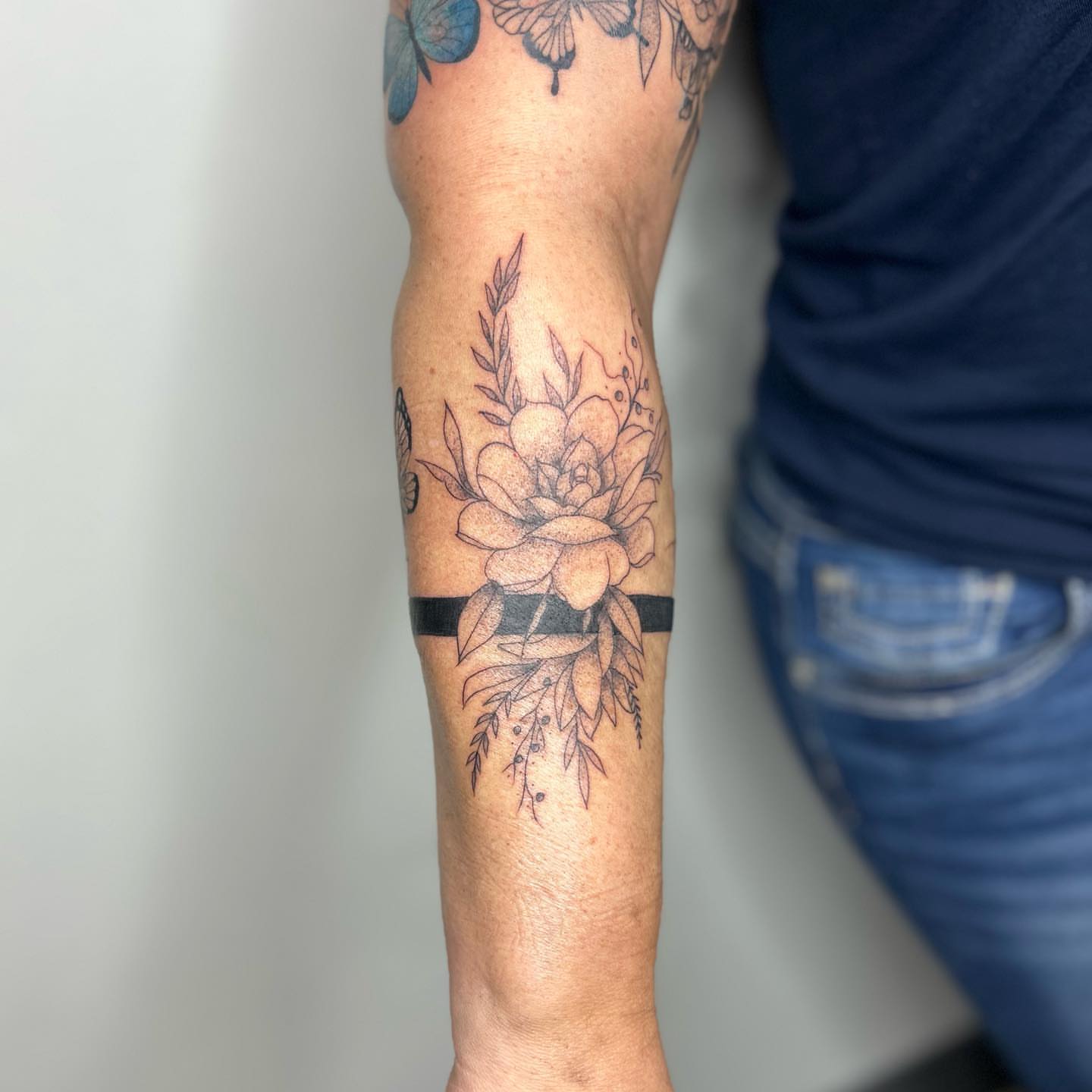 Tattoo by @lildebbie214 — dotwork