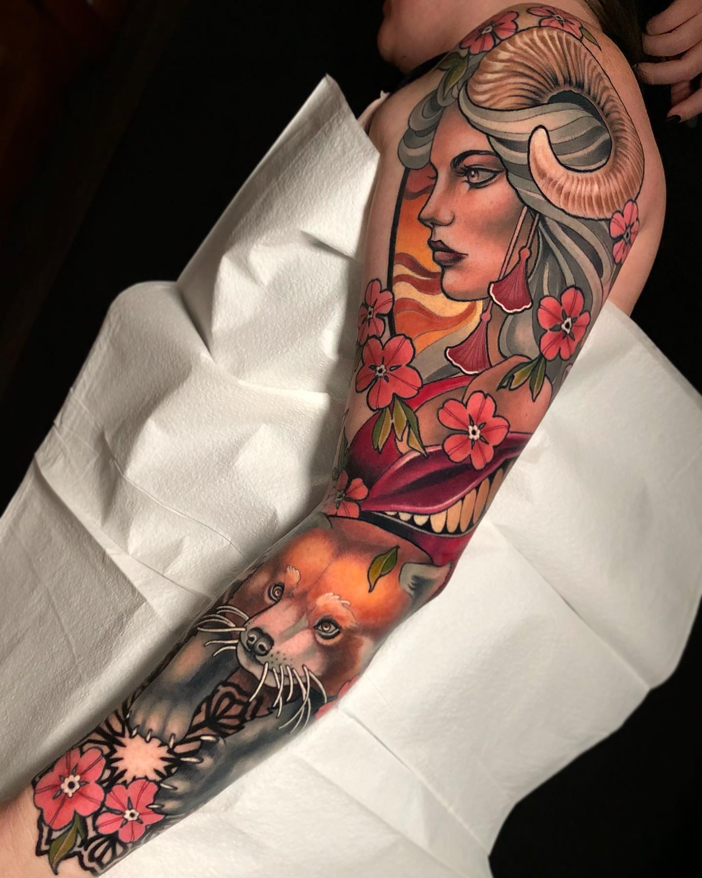 Tattoo by @miloalfring — american_traditional, realism