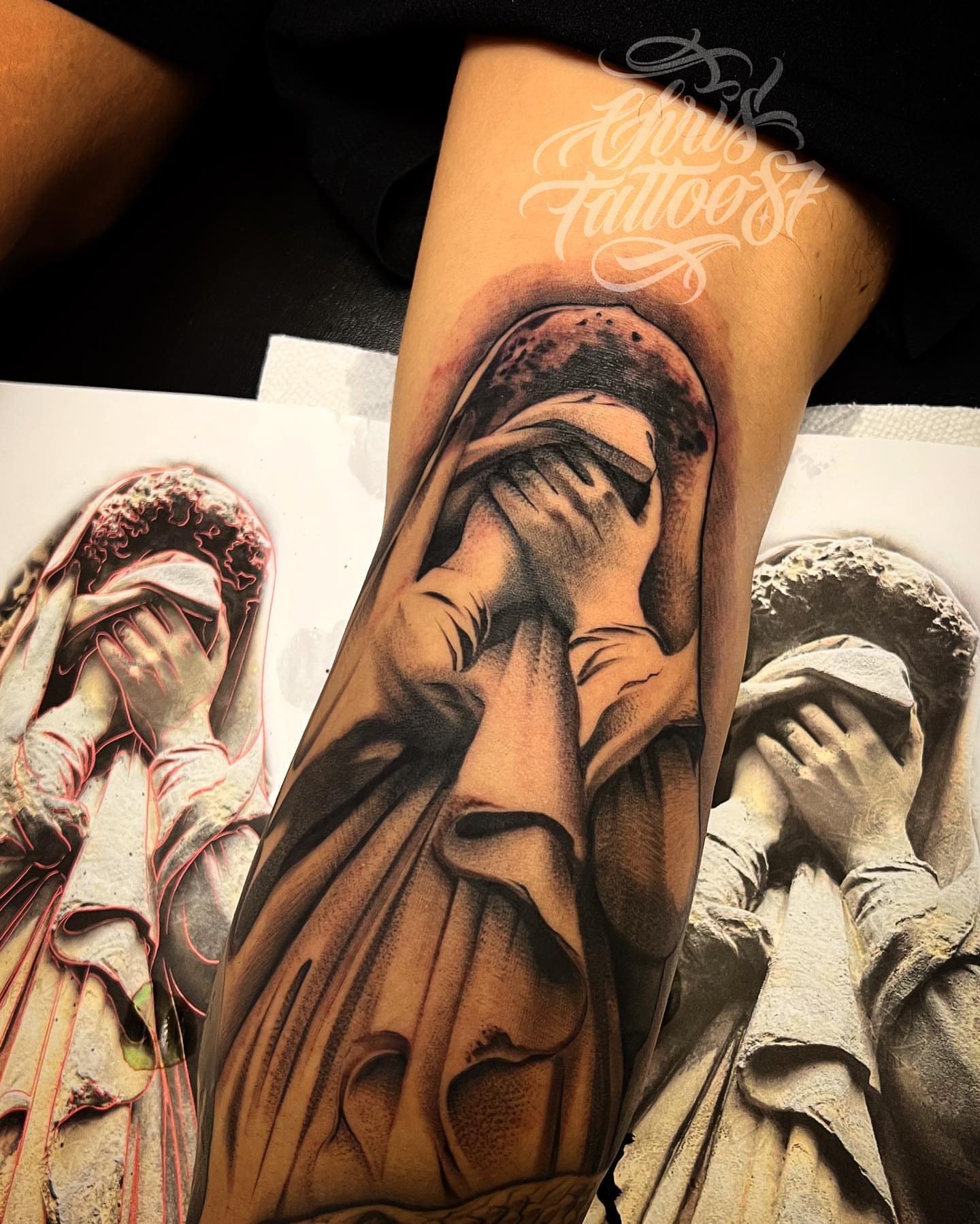 Tattoo by @chris_tattoo87 β realism, dark_realism
