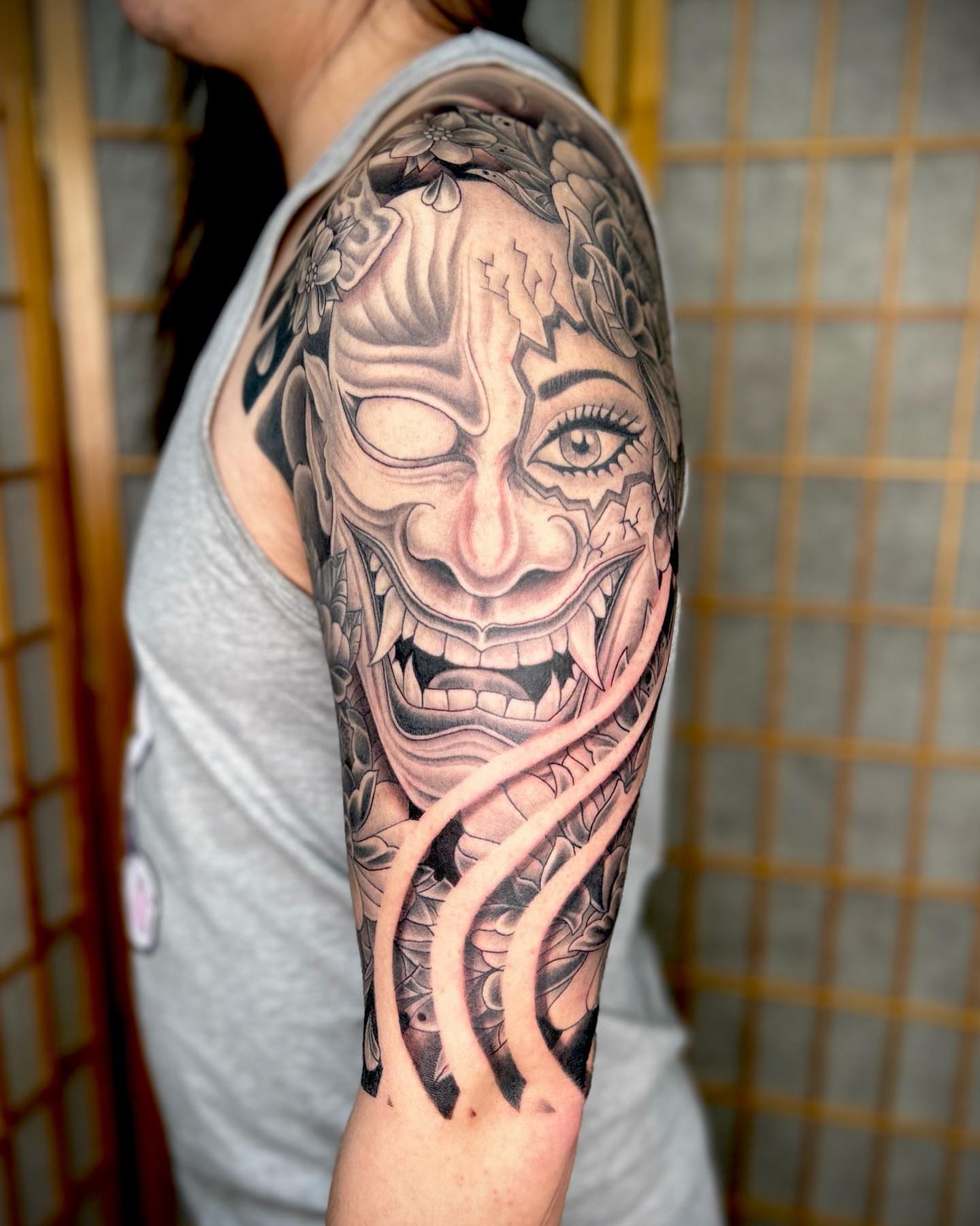 Tattoo by @tattooedbyrose — black_and_grey, realism