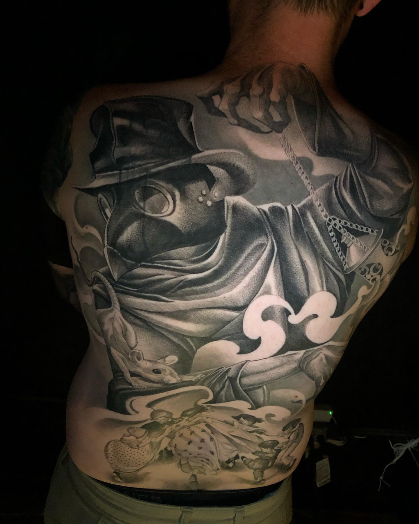 Tattoo by @mikey_ruck — black_and_grey, realism