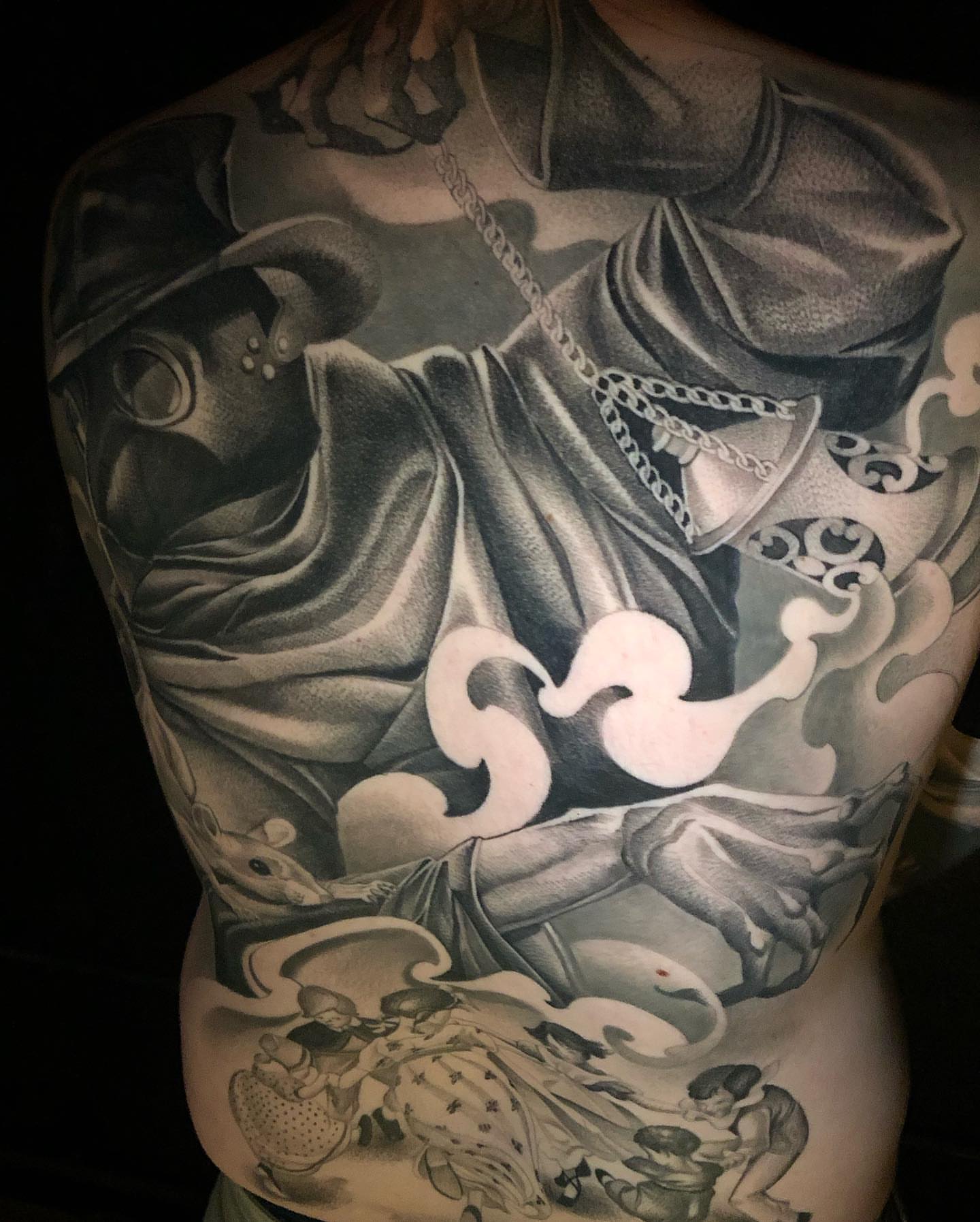 Tattoo by @mikey_ruck — black_and_grey, realism