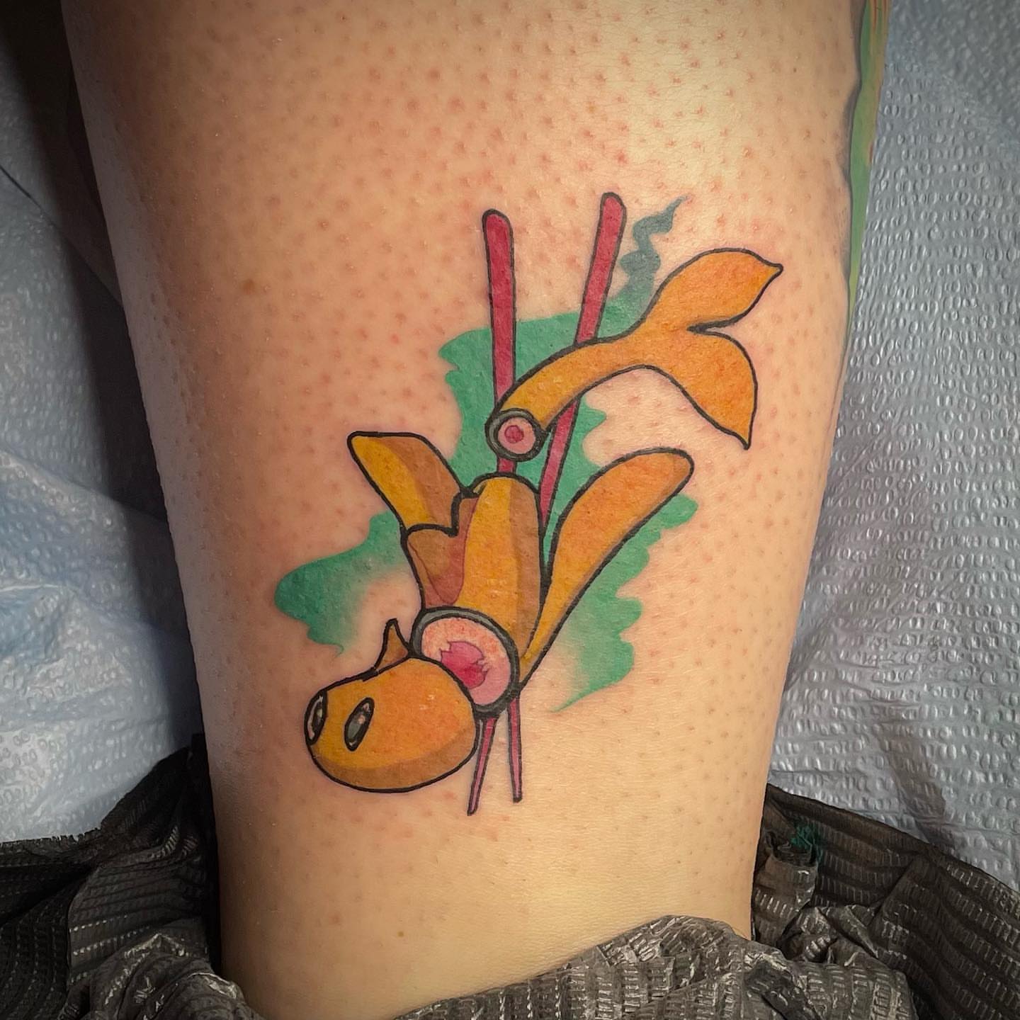 Tattoo by @darkwood.tattoos — watercolor