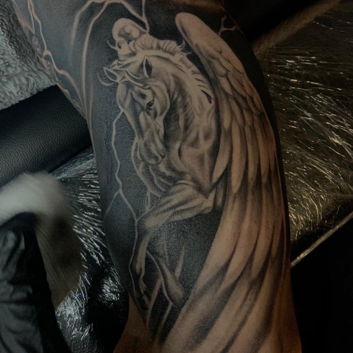 Tattoo by @mcglonetattoos — black_and_grey, realism