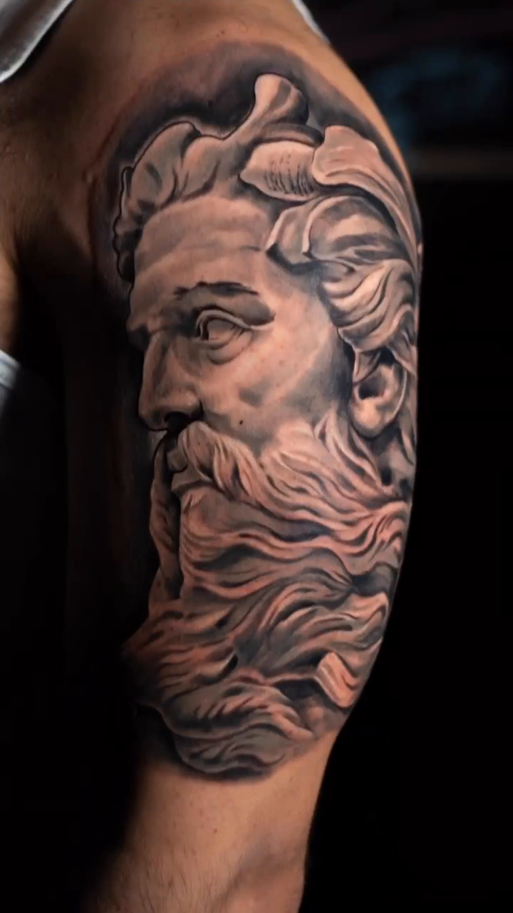 Tattoo by @corzo_tattoo_art — realism, black_and_grey