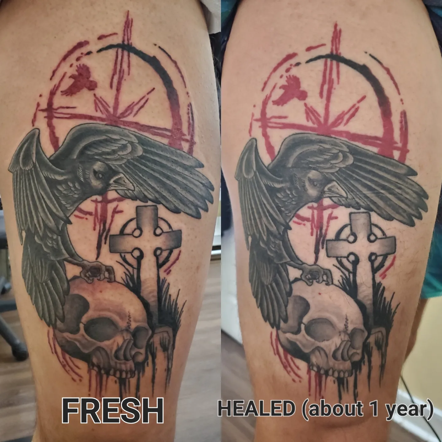 Tattoo by @ginnytattoo — black_and_grey