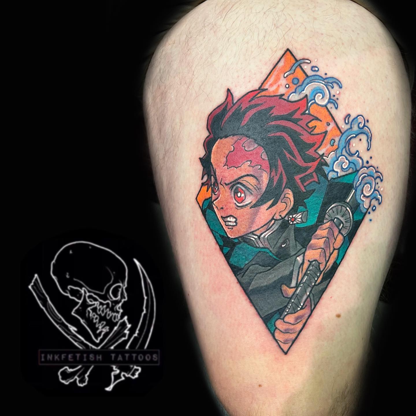 Tattoo by @inkfetish187 — anime, illustrative