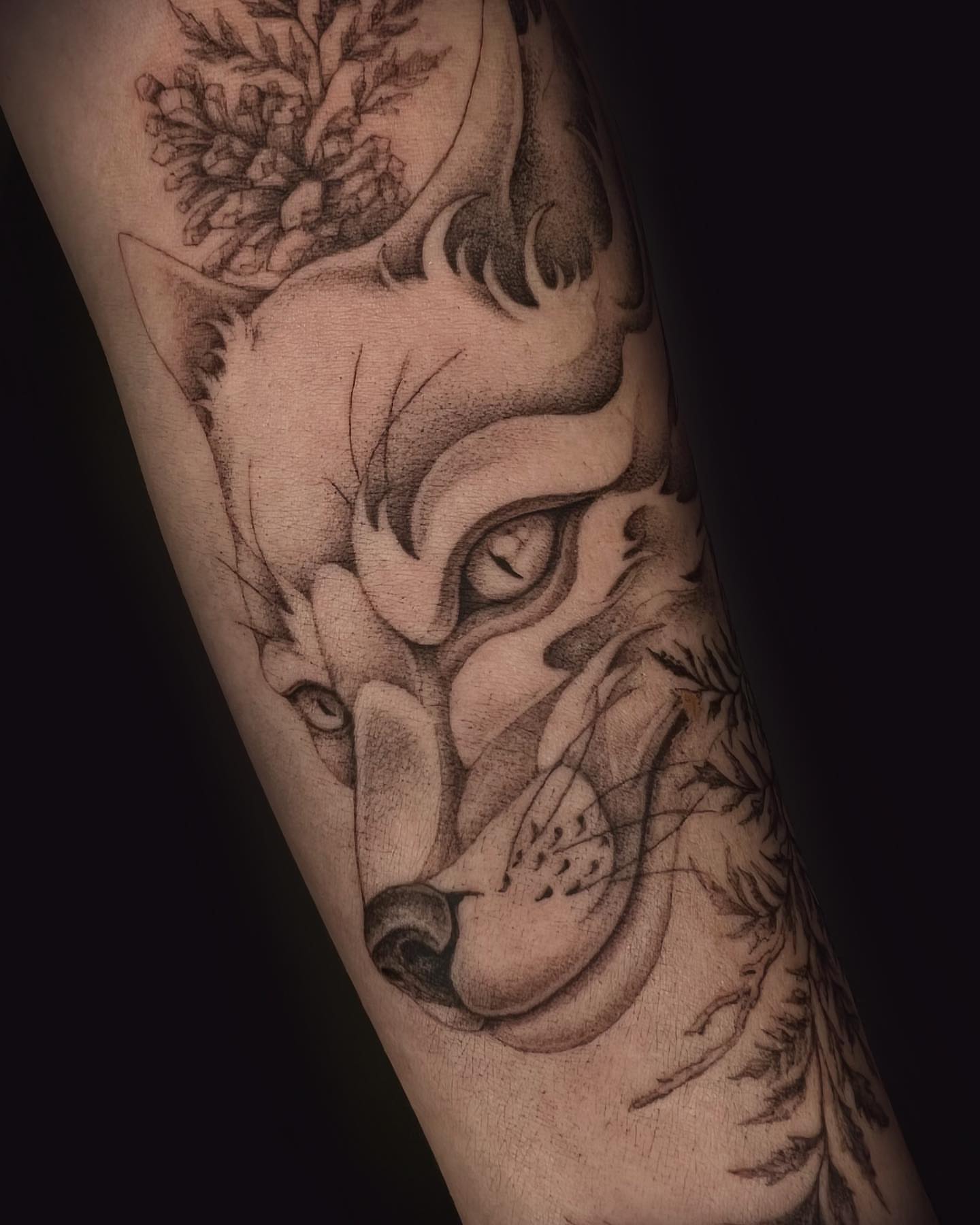 Tattoo by @artemulv — dotwork, realism